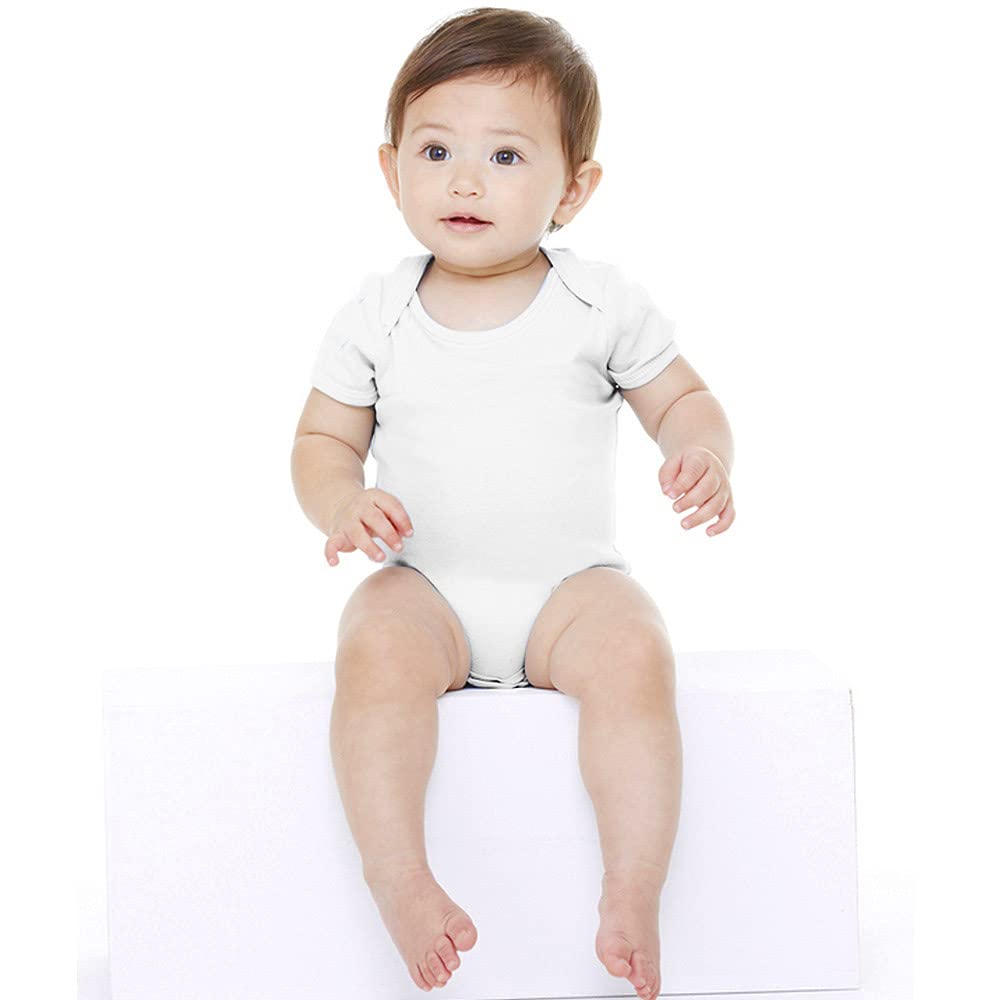 X (6 Stück) Winter Body Baumwolle warm Baby Kurzarm Interlook Plüsch 6 Stück