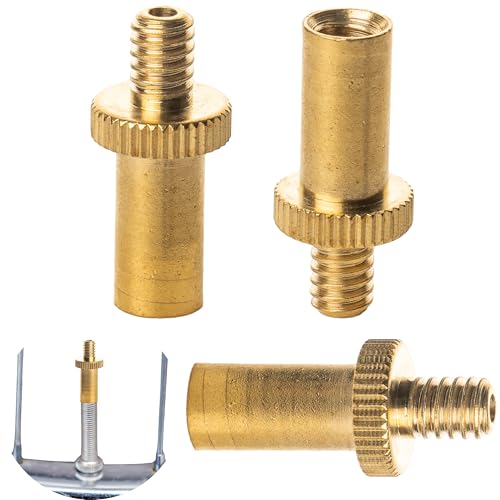 Adapter für Sclaverandventil auf Dunlopventil, 3 Stück, SV auf DV-Ventil, Fahrrad Ventiladapter, Adapter Radventil, Aufsatz französisches Ventil Rad, französisch Ventilteil Einsatz auf Blitzventil
