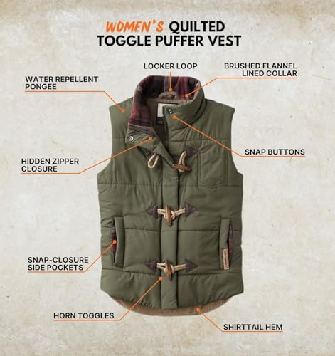 Legendary Whitetails Women's Quilted Toggle Puffer Vest2