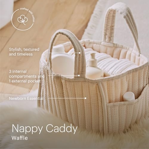 Panier à couches pour bébé nomade avec poches et poignées robustes CuddleCo - 3
