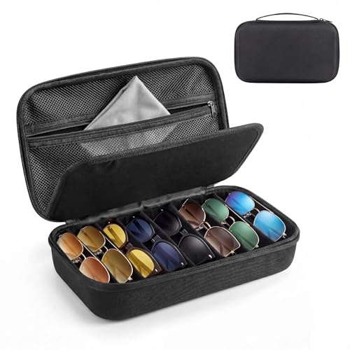 Range lunettes portable de voyage avec étui de rangement lunette de soleil pour vos vacances
