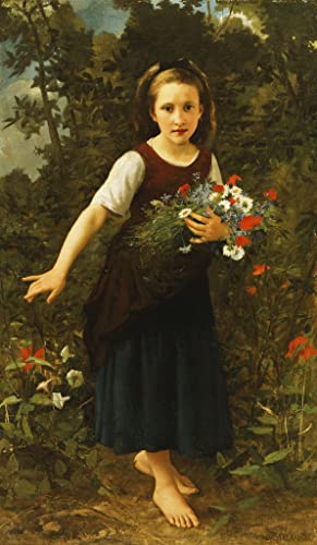 Reproducción de lienzo de Bouguereau, La Treille: un regalo de arte perfecto en 60x90cm