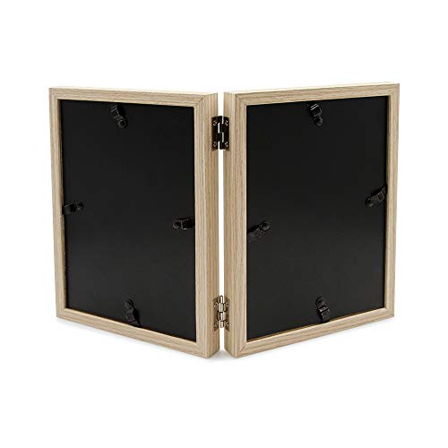 Afuly Holz Bilderrahmen 13 x 18 cm 2 Bilder Mehrfach Fotorahmen Doppel Collage Familie Freunde Geschenke Rustikal Shabby… – Bild 6