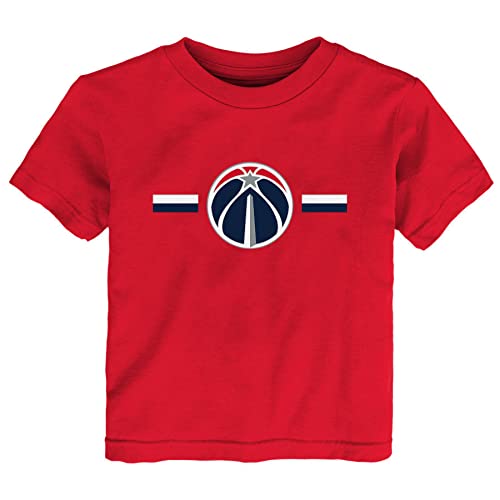 Outerstuff NBA Toddler (2T-4T) Essential Logo Tee, Washington Wizards 4T