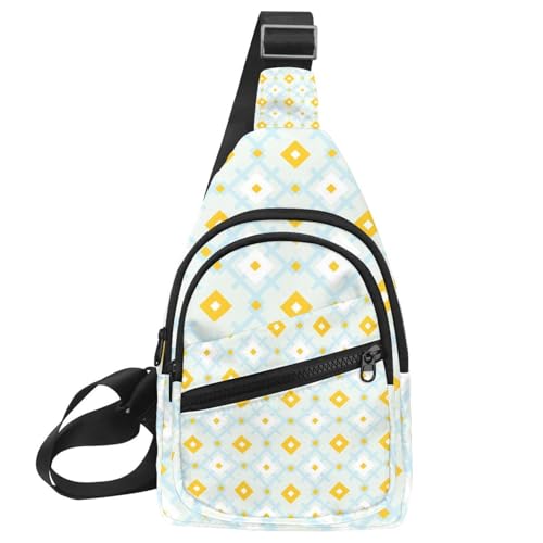 Sac de poitrine simple pour homme au design géométrique moderne