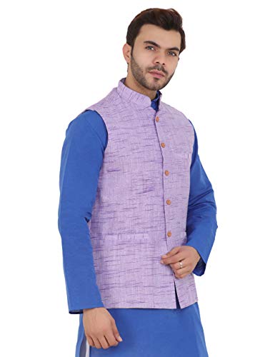 Image of LATEST CHIKAN Men's Textured Nehru Jacket