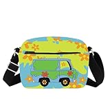 Mystery Machine Sac à bandoulière Motif machine mystère Cadeau pour meilleur ami Sac à bandoulière, Van Hb Cb UK, INCHES