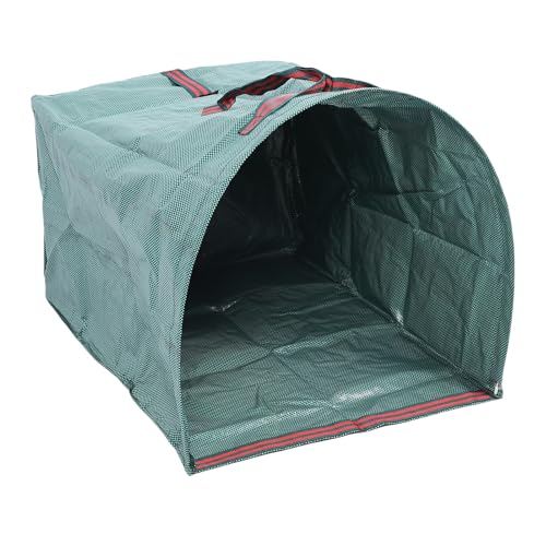 Luqeeg Sac de Collecteur de Feuilles, Sac de Jardinage de Type Poule de Poussière Sac Déchet de Grande capacité Collectionneur de Feuilles de Jardin Réutilisable pour les Débris de (150L)