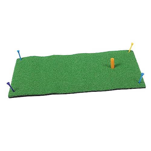 BCOATH Golf Swing Mat Professional Golfing Hitting Pad Golf Practice Mat Golf Portable Turf Indoor Golfing Game Accessory