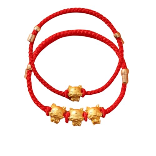 Image of Year of The Dragon 2024 Bracelet Dragon Red String Bracelet Chinese Zodiac Dragon Bracelet Chinese New Year Dragon Bracelet New Year Gift for Women