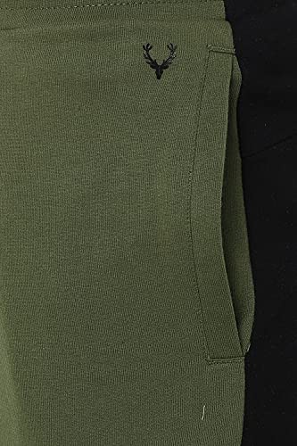 Image of Allen Solly Men's Regular Fit Mid Rise Track Pant