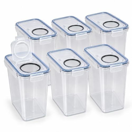 Filament Storage Box 6 Pack, 4L Sealed Containers for 1kg 3D Printer Spools