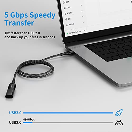 XGMATT USB 3.0 Extension Cable (3M-2pack) - Image 3