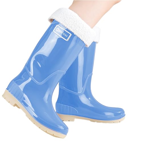 Bottes de pluie homme en caoutchouc avec semelle antidérapante crantée