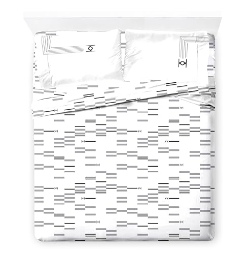 Image of Jay Franco Star Wars Full Comforter Set 7 Piece Soft Modern Bedding, White | Bed in a Bag, Comforter Sheets Shams Pillowcases, Official Product, Soft Microfiber, Machine Washable, Fan Gift