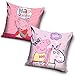 JuniorToys Peppa Pig poduszka 2-częściowy zestaw śliniak Peppa Ślizna 40 x 40 cm poduszka przytulanka 3 motywy
