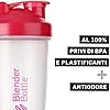 BlenderBottle Classic Shaker cup/Diet Shaker/Protein Shaker with Blenderball / 820ml - clear pink