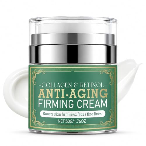 Image of Retinol and Collagen Cream for Face, Neck and Chest - Firming, Lifting