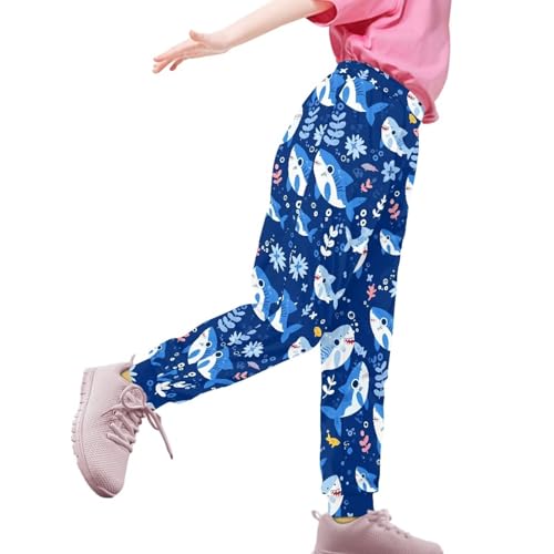 Sprowallow Boys Pants with Pocket Long Sleeve Athletic Casual Sweatpants Sports Trousers for Unisex Kids 4-15 Years4