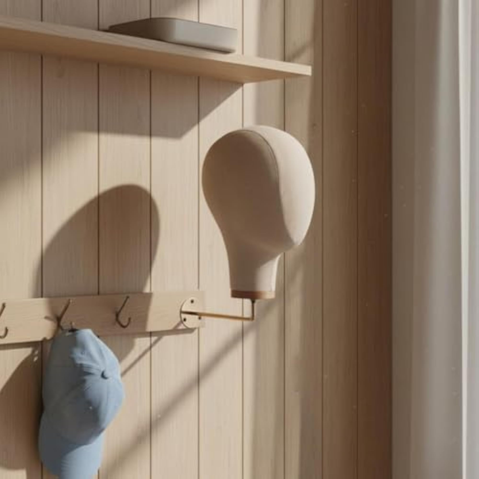 Wall Mounted Mannequin Head Display Stand