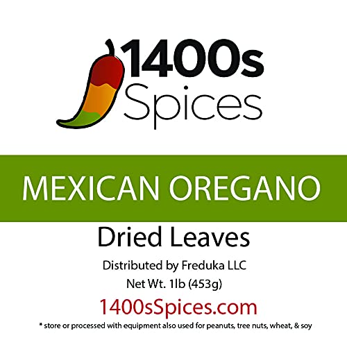 image for 1lb Dried Mexican Oregano Food Service Size. Perfect for Taco Seasonin