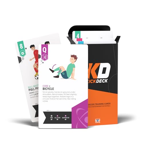 UVU Training KickDeck - 52 Card Soccer Training Program for