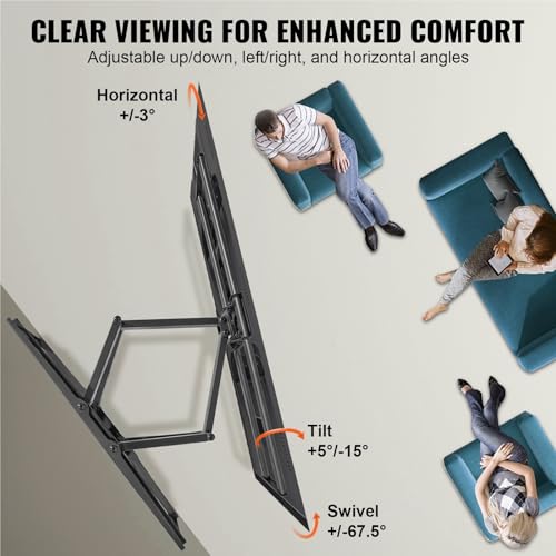 Support TV de 26 à 90 pouces EZZON réglage horizontal