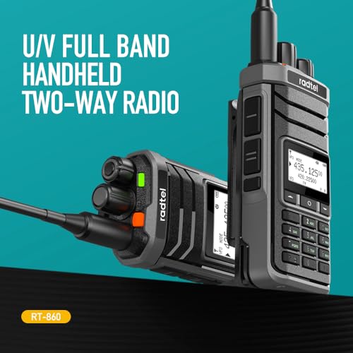 Radtel RT-860G GPS Version Multi Band Ham Radio HF UHF VHF Dual Band mit AM USB LSB CW CB LW MW SW SSB Empfang, 1024 Kanäle, 2000mAh Akku, Typ-C-Ladung