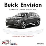 YelloPro Custom Fit Rear Trunk Bumper Edge 3M Scotchgard Paint Protector Film Anti Scratch Clear Bra...