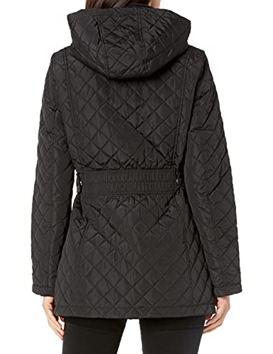 Calvin Klein Women's Mid-Weight Diamond Quilted Jacket (Standard And Plus), Black, 0X #TOP2