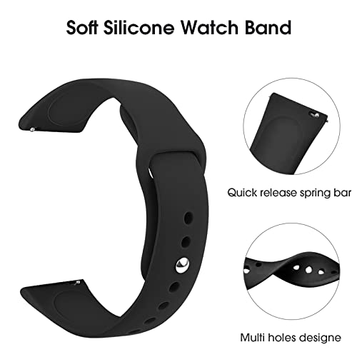 Pack 2 correas de silicona 20mm para SyncUP Watch miniatura 4