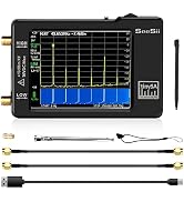 Portable TinySA Spectrum Analyzer,SEESII Upgraded V0.3.1 Handheld Tiny Frequency Analyzer 100kHz ...