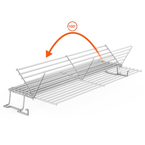 Onlyfire Stainless Steel Warming Rack Fits for Weber Spirit 300 Series Gas Grills (E-310, S-310, E-320, S-320, SP-330) with Front-Mounted Control, and for GS4 Spirit II 300 Series Gas Grills - Thumbnail 3
