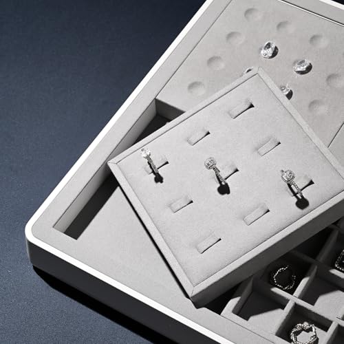 Oirlv Microfiber Jewelry Pendant Display Tray Dresser Modular Jewelry Tray by Oirlv - Used condition - Image 9