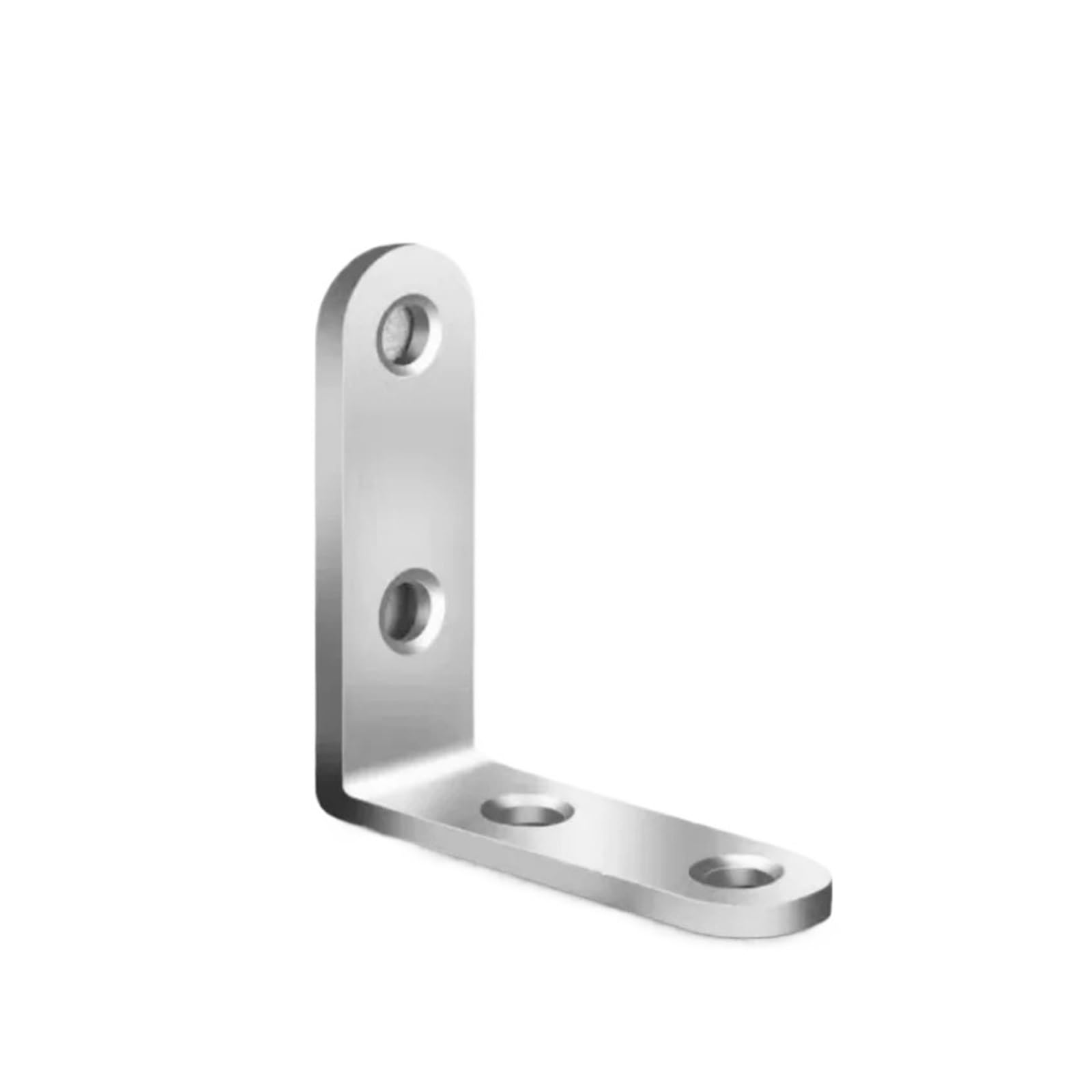 Codice angolare a forma di L in acciaio inossidabile Staffe giunzione da 90 gradi Connettori angolari for armadietti for mobili Supporto for porta dello scaffale con vite(30PCS)