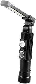 OSALADI Lâmpada De Mão Dobrável USB Cob Lâmpada De Inspeção De Trabalho Luz Vermelha Lâmpada De Advertência Luz Magnética Ao Ar Livre Luz De Acampamento Fogueira Luz De Advertência USB