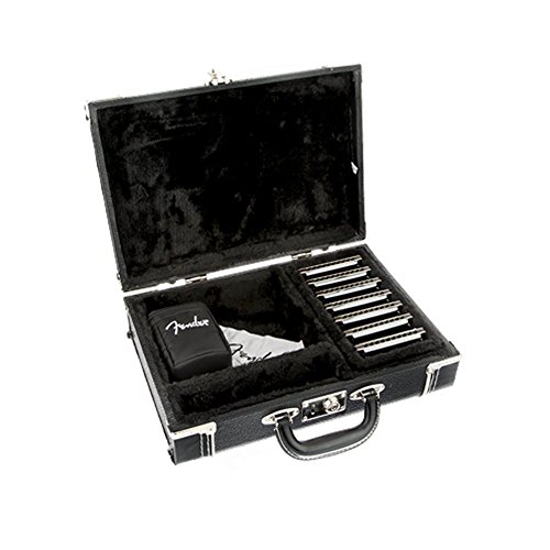 Harmonicas FENDER HARMONICA DIATONIQUE MIDNIGHT SPECIAL PACK DE 7 AVEC MALETTE DE RANGEMENT EN CUIR Divers - Les Beatles, Paul McCartney, John Lennon, RIngo Starr, George Harrison Harmonicas FENDER HARMONICA DIATONIQUE MIDNIGHT SPECIAL PACK DE 7 AVEC MALETTE DE RANGEMENT EN CUIR Divers