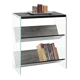 Convenience Concepts SoHo Bookcase, Weathered Gray