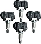 Cheriezing 52088990AE Programmed Tire Pressure Monitoring System (TPMS) Sensor Compatible for Chrysler Dodge Jeep Replacement for 52088990AA, 52088990AB, 52088990AC, 52088990AD 433MHz 4-Pack