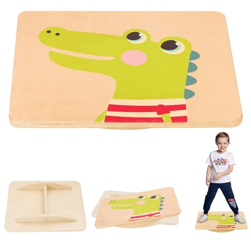 Balance Board Kinder Wackelbrett Balancierbrett Rutschfestem Balancieren Kinder Holzspielzeug für Indoor Outdoor Spiel und Training Förderung von Balancev Koordination Balance Board Kinder Wackelbrett Balancierbrett Rutschfestem Balancieren Kinder Holzspielzeug für Indoor Outdoor Spiel und Training Förderung von Balancev Koordination