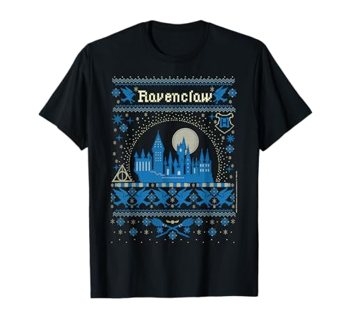 Harry Potter Christmas Ravenclaw Ugly Sweater T-Shirt