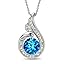 Crystal Light Sapphire - Sterling Silver
