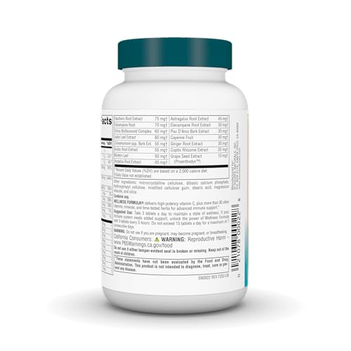 Source Naturals Wellness Formula Bio-Aligned Vitamins & Herbal Defense - Immune System Support Supplement & Immunity Booster* - 90 Count - Image 4