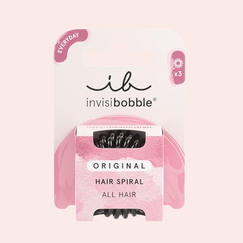 Invisibobble Original Spiral-Haargummi True Black 3er Pack