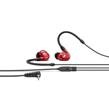 Amazon.com: SENNHEISER In- Ear Audio Monitor, Red, Wired