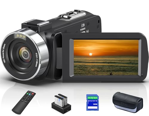 8K 64MP Video Camera with Digital Zoom and Night Vision