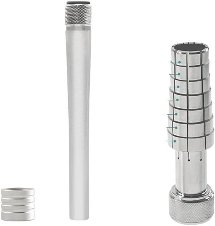 Ring Size Stretcher Expander, Ring Correction Repair, 17-24mm Magnifier for Jewelry Repair Tools, Silver
