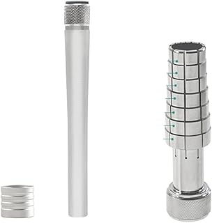 Ring Size Stretcher Expander, Ring Correction Repair, 17-24mm Magnifier for Jewelry Repair Tools, Silver