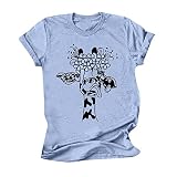 ❤Nota: La ropa es de talla asiática, se recomienda tratar de comprar una talla más grande.Camisetas y tops Blusas y Camisas Mujer Estampadas Flores Caftan Playa Gasa Tallas Grandes Mujer Vestidos Mujer Vestir Ropa Mujer Sexy Falda Chaleco Camisetas Blusa De Verano | Ropa De Mujer Camisas Largas Mujer Camisetas sin Mangas de Encaje para Mujer Camisas Mujer de Vestir Blusa Cuello V de Manga Corta Irregular Verano,Camisetas con el Botón Sexy Row Plisan Blusa Tops Casual con Pliegues Sólidos