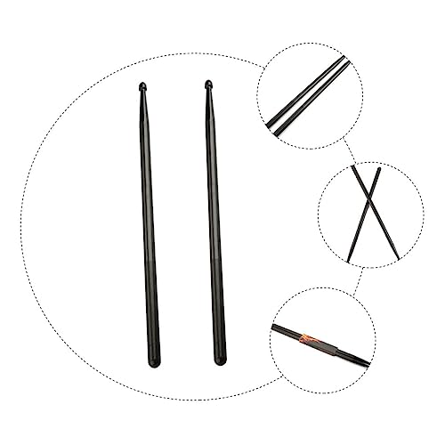 Par de baquetas de nylon para percusión con mango antideslizante miniatura 4